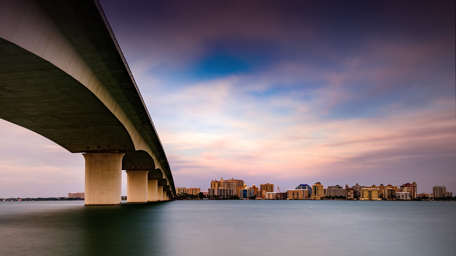 Downtown Sarasota living the bridge