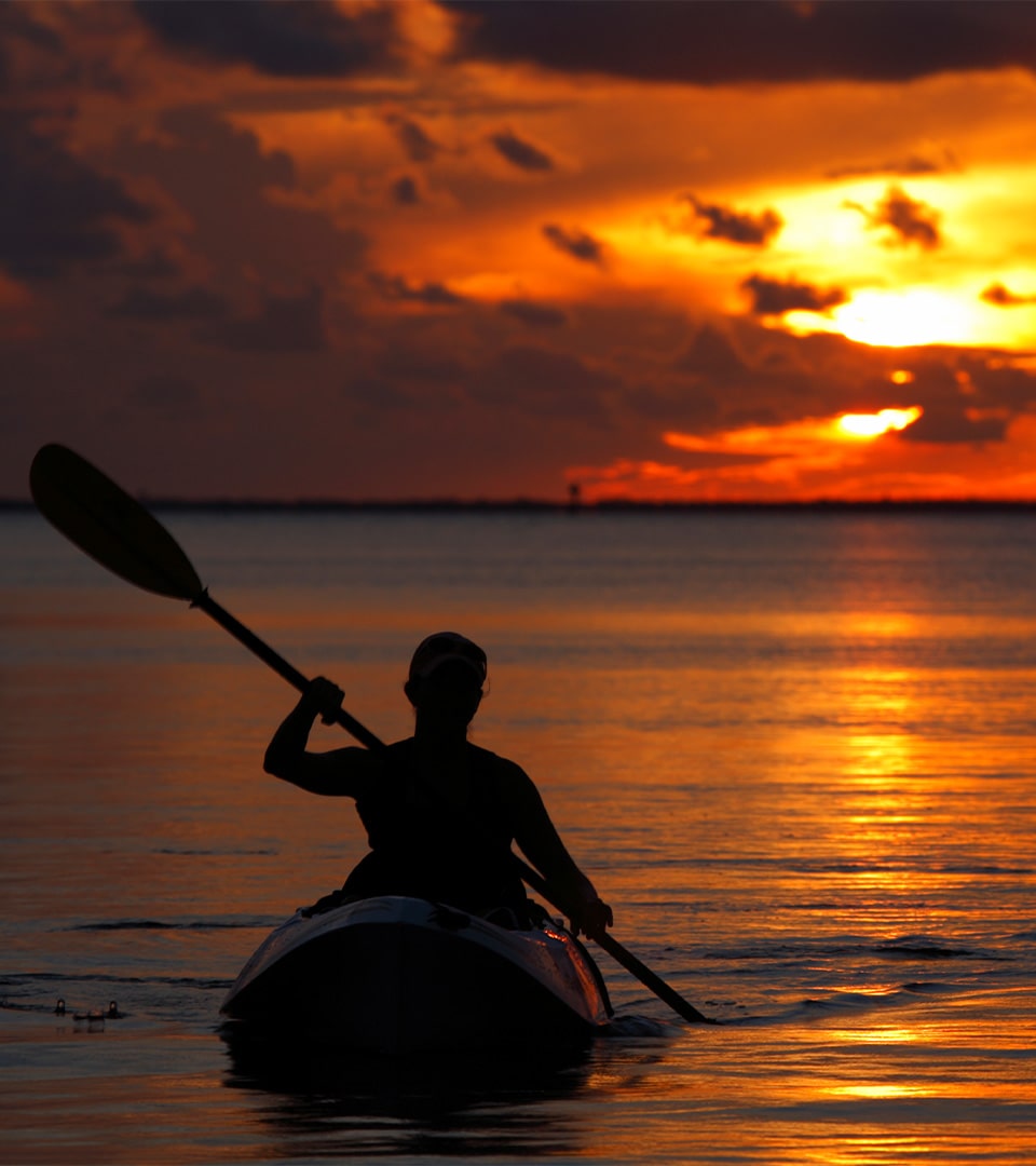Kayaking the sunsets of Sarasota's Waterfront