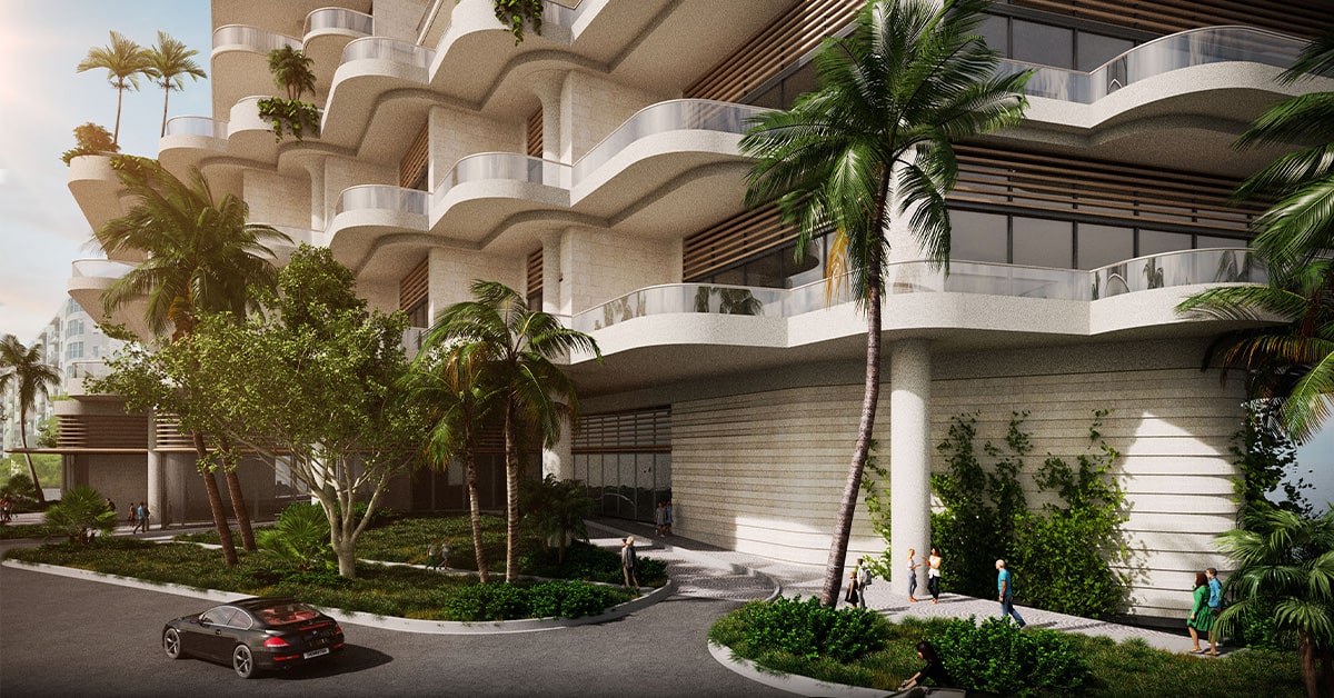 Exterior Rendering of Condo