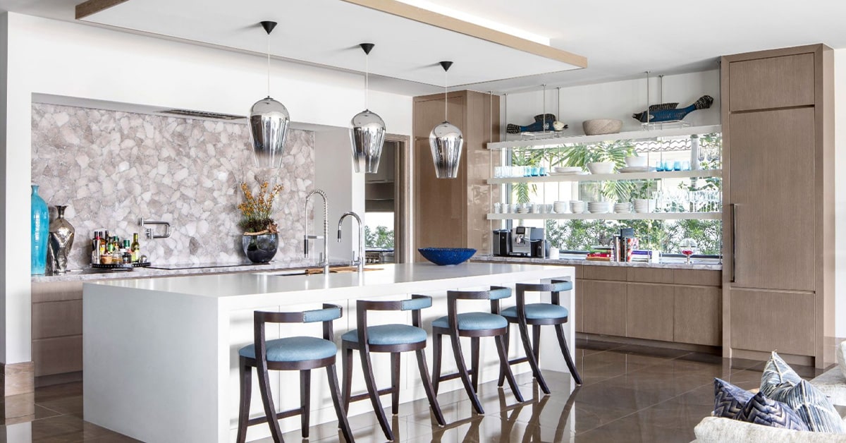 Modern Kitchen Design, Boca Raton by Marc-Michaels Interiors 