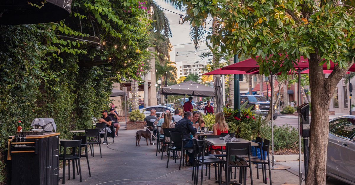Adagio Sarasota Restaurants Street